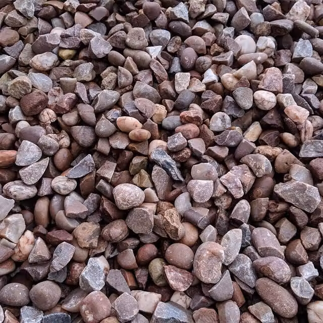 Warma Pink and Beige Decorative Stone Gravel Bulk Bag