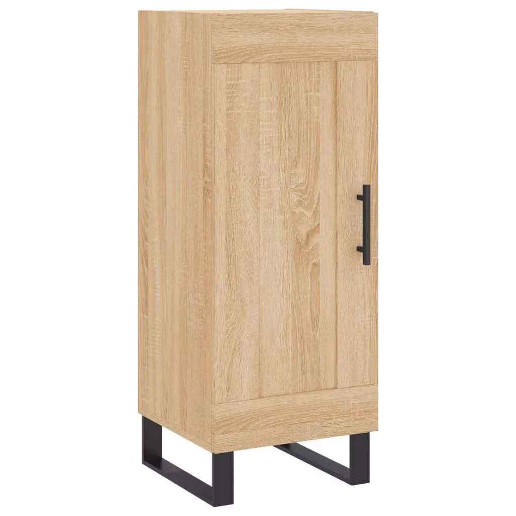 Berkfield Home Sonoma Oak Sideboard in Brown, W/D/H: 34.5 x 34.5 x 90 cm – 2