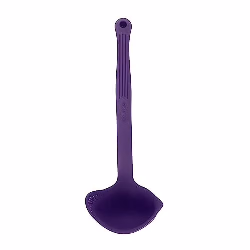 Colourworks Purple Silicone Ladle, 27 cm – 1