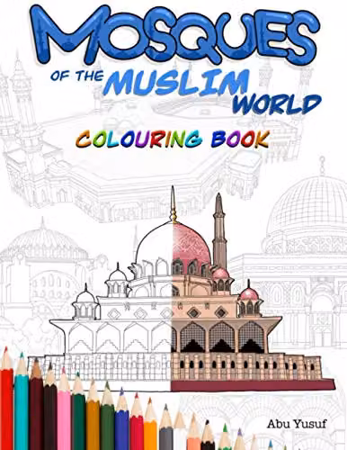 Majosta Mosques of the Muslim World Multicolour Paper Colouring Book
