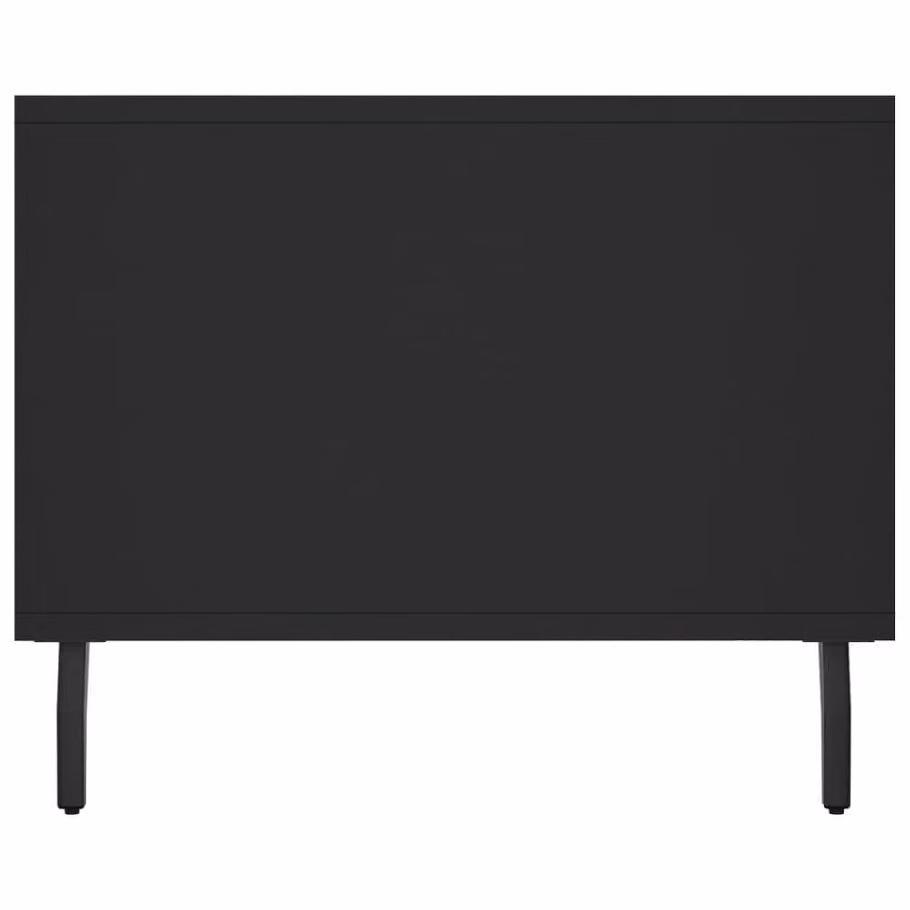 Berkfield Home Modern Black Decorative Coffee Table, W/D/H: 102 x 50 x 40 cm – 4