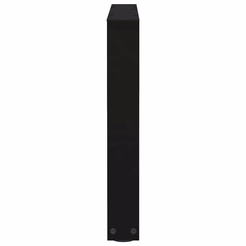 Berkfield Home V-Shape Dining Table Legs, 2 Piece Black Steel Set, H: 60 cm, W: 42 cm, D: 42 cm – 3