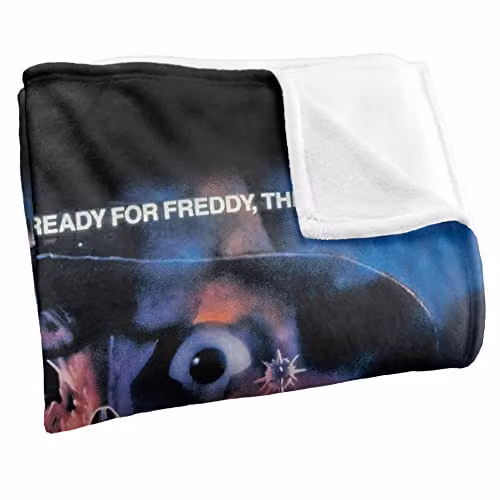 LOGOVISION Nightmare On Elm Street 3 Poster Super Soft Fleece Throw Blanket, Multicolour, W/D/H: 91 x 147 cm – 3