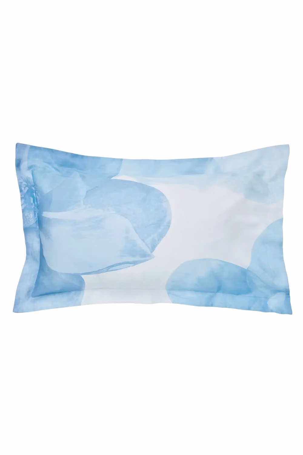 Ted Baker Photo Magnolia Cotton Mako Satin Duvet Cover and Pillowcase Set, Blue and White, W/D/H: 180 x 200 cm – 3