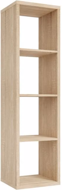 Furniture To Go Mauro 3 Shelf Storage Unit in Brown Oak – 1