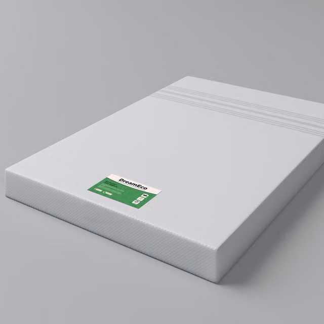 DreamEco Antibacterial Comfort Foam Mattress, White, W/D/H: 120 x 200 x 15 cm