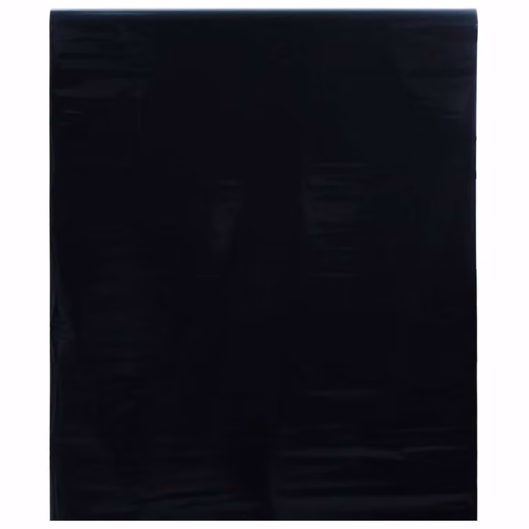 Berkfield Home Static Frosted Black Window Film, PVC, W: 45 cm x L: 500 cm
