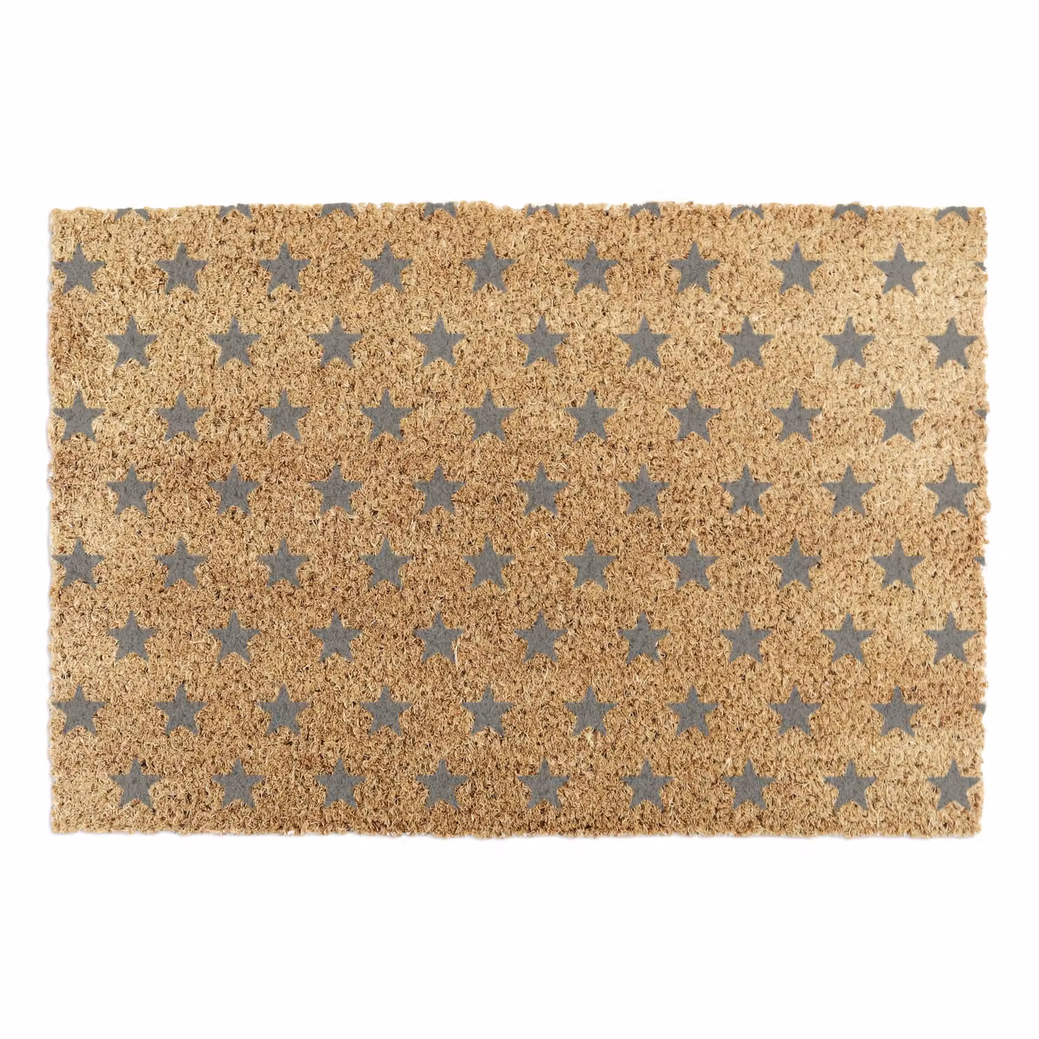 Artsy Mats Grey Multicolour Star Pattern Coir Doormat, W/D: 60 x 40 cm – 4