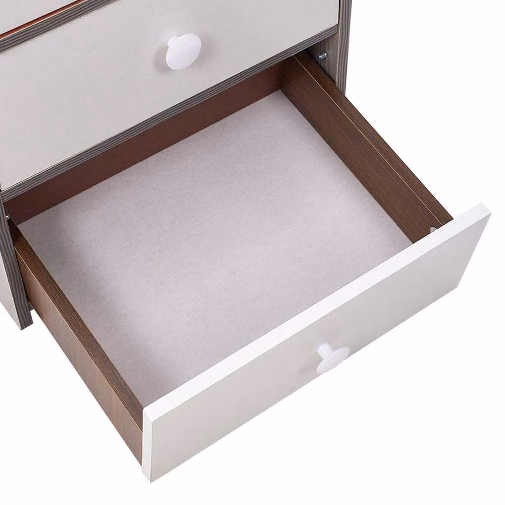 FORGEVIO Grey 1 Drawer Bedside Cabinet with Lock – 2