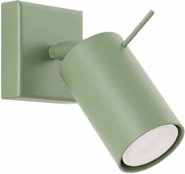 Sollux Lighting Modern Ring Wall Lamp in Green, W/D/H: 8 x 8 x 16 cm – 1