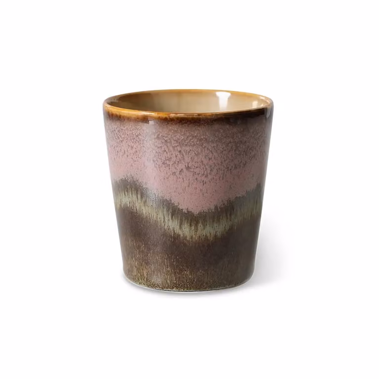 HKLIVING Torrent Multicolour Ceramic Coffee Mug