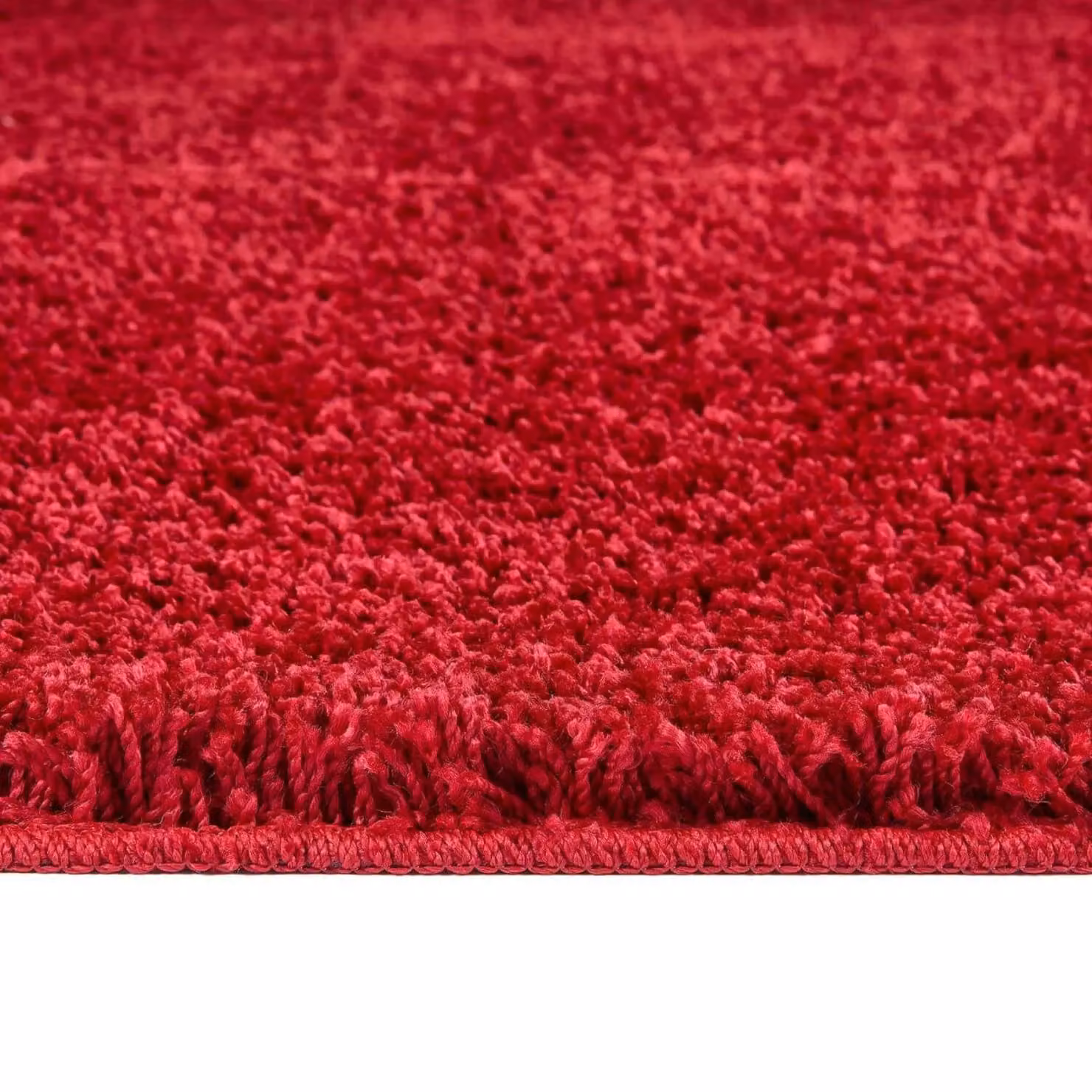 THE RUGS Washable Non Slip Shaggy Rug in Red, W: 67 cm, L: 300 cm – 4