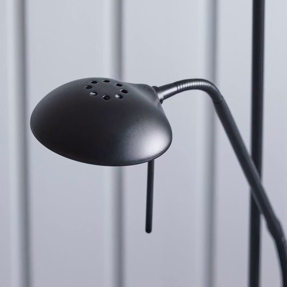 Netlighting Rome Mother and Child Floor Lamp in Matt Black with Opal Glass and R7s Bulb – 4