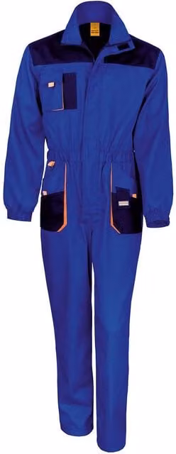 Result Men's Work-Guard Lite Poly-Cotton Coverall in Blue, Size: 3XL – 1