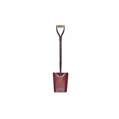 Faithfull All-Steel Taper Mouth Contractor Shovel No.2 with Wood Handle in Blue or Red – 1