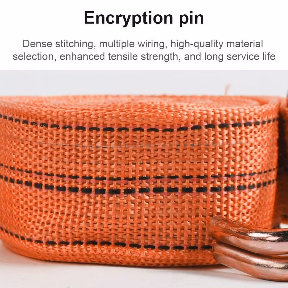 EONLION 2-Pack Orange Ratchet Tie Down Straps with Steel Components, 100g – 3