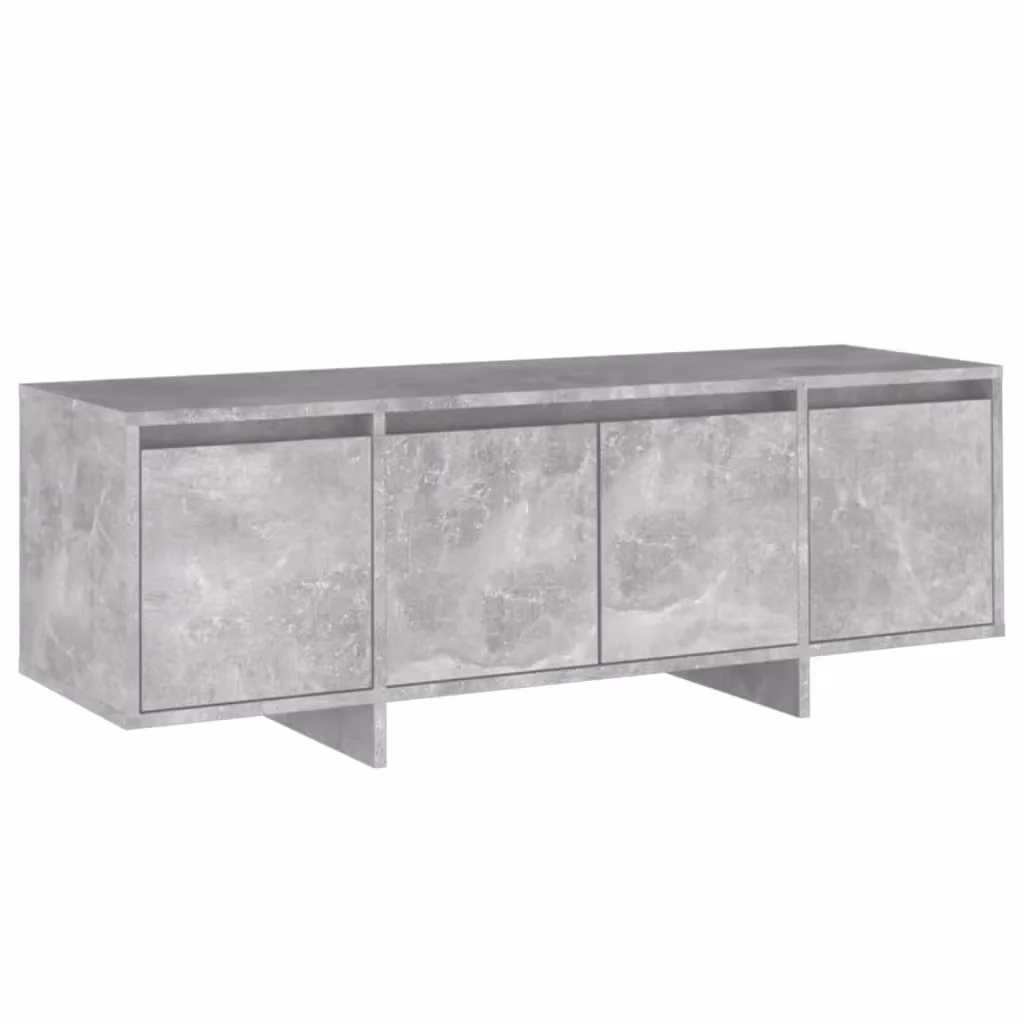 Berkfield Home Modern TV Cabinet in Concrete Grey, W/D/H: 120 x 30 x 40.5 cm – 2