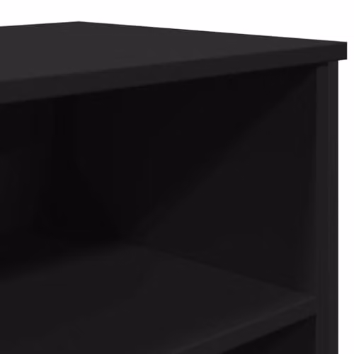 vidaXL Modern Black Sideboard in Matt Engineered Wood W/D/H: 101 x 35.5 x 74.5 cm – 7