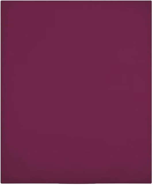 Berkfield Home 2-Piece Burgundy Cotton Jersey Fitted Sheets, W: 90 cm, L: 200 cm – 1
