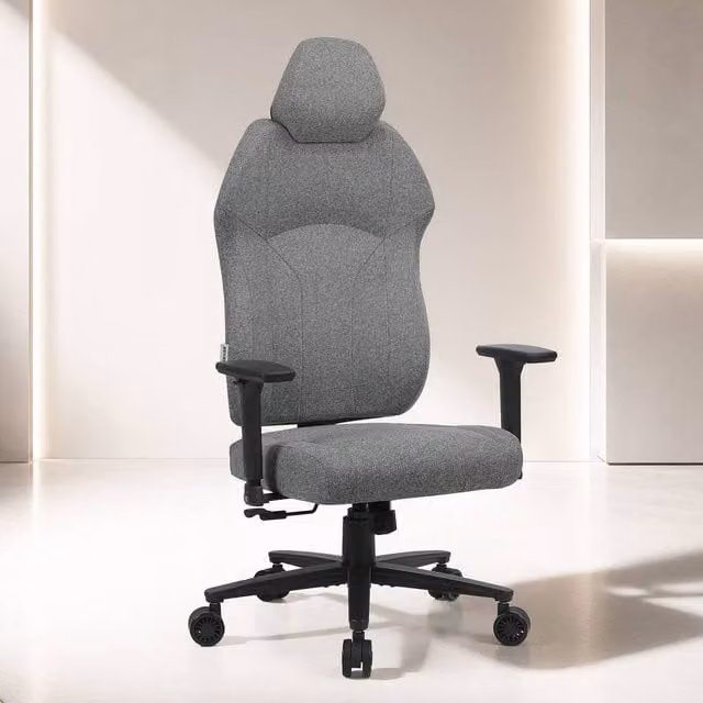 X Rocker Elara Executive Fabric Gaming Chair in Grey Marl – 1