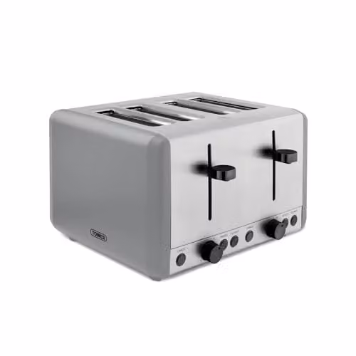 Tower Sera 4 Slice Toaster, 1800W, Stainless Steel with Cable Storage – 1
