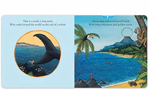 The Snail and the Whale: A Push, Pull and Slide Book by Macmillan, Multicolour Paper Book – 2