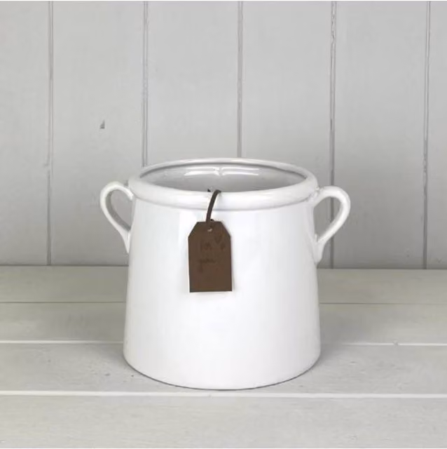 KDMD White Charming For You Ceramic Vase