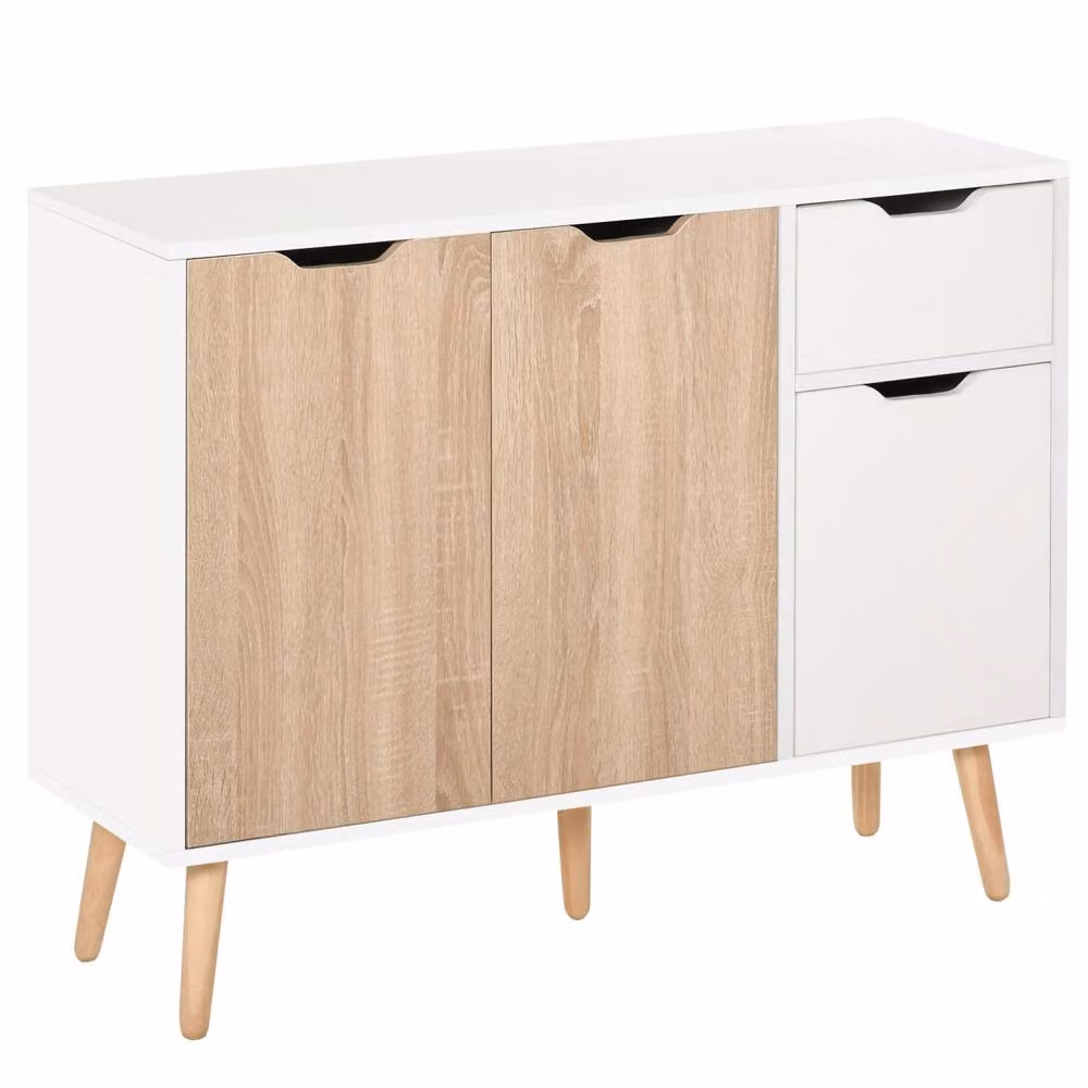 Wyld Haus Surinam Natural Wood Effect Sideboard with 3 Drawers and 3 Cupboards, W/D/H: 152 x 40 x 72 cm – 2