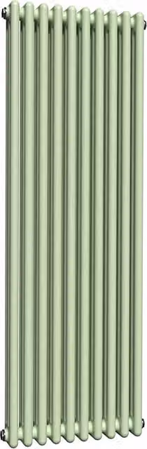 Lux Heat Vertical Coloured Column Radiator in Mint Ice Cream, H 150 cm x W 47 cm
