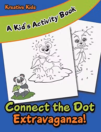 Kreative Kids Connect the Dot Extravaganza Childrens Multicolour Activity Book