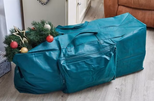 mysmartbuy Christmas Tree Storage Bag in Green with Side Pocket and Handles, Large