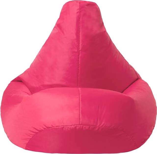 ICON Highback Gaming Beanbag Set of 2 for Indoor and Outdoor Use, Pink