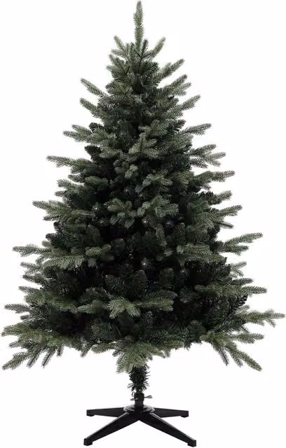HOMCOM Green Artificial Spruce Christmas Tree with Multicolour Branches