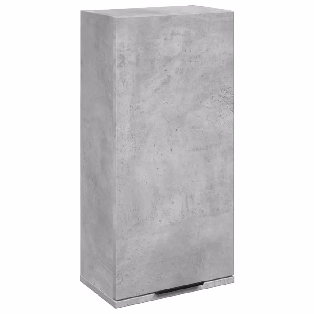 Berkfield Home Wall-mounted Bathroom Cabinet in Concrete Grey, W/D/H: 32 x 20 x 67 cm – 2