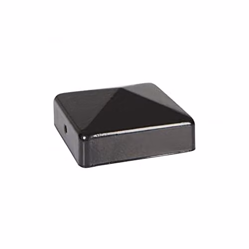 HDmirrorR Fencemate DuraPost Fence Post Cap with Bracket, Anthracite Grey, 7.5 x 7.5 cm