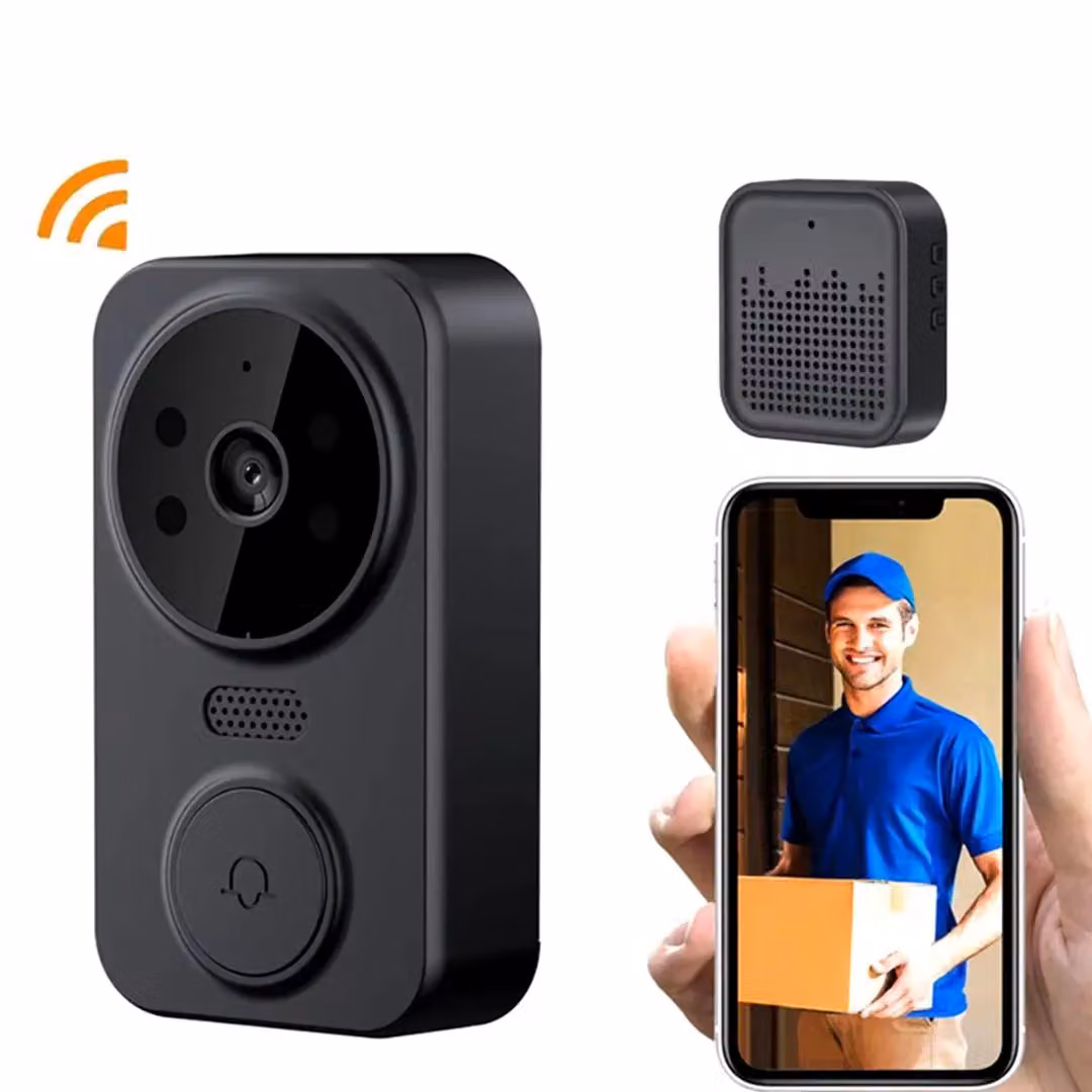 SPETLEK Wireless WiFi Video Doorbell Intercom Security System in Black – 7