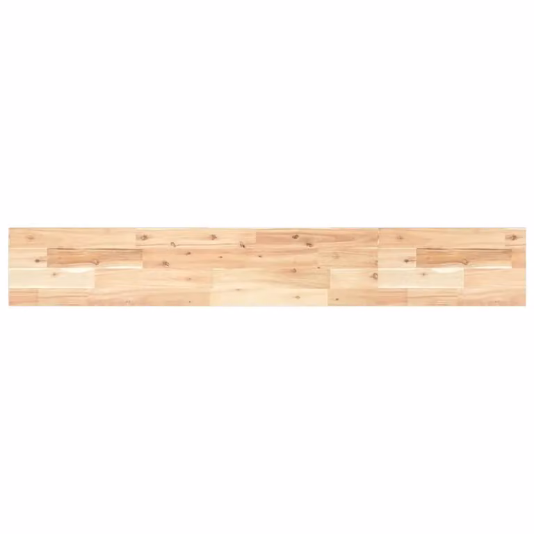 Berkfield Home Rectangular Solid Acacia Wood Table Top, Brown, W: 160 cm, D: 20 cm, H: 2 cm