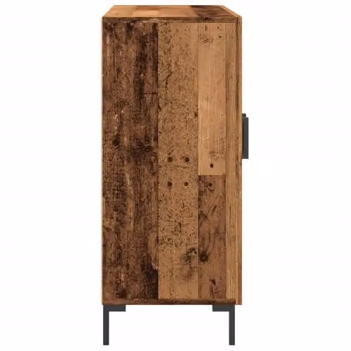 vidaXL Modern Sideboard in Old Wood Brown, W/D/H: 90 x 34 x 80 cm – 4