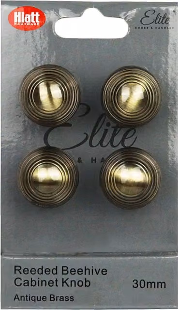 Elite Knobs & Handles Zinc Cabinet Knobs in Gold and Brown