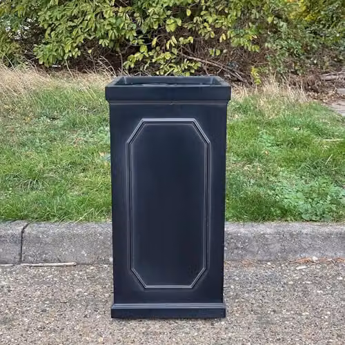 IDEALIST Small Grey Stone Planter, Height: 52 cm, 30L Capacity – 3