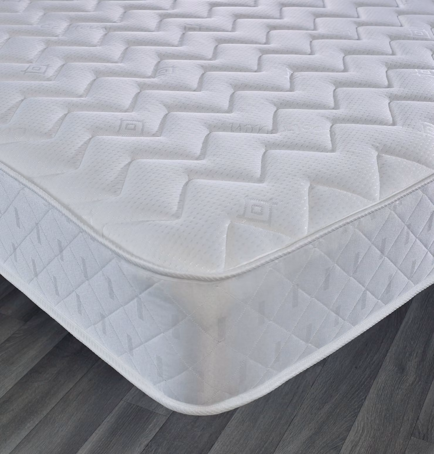 Starlight Beds Essentials Zig Zag White Hybrid Memory Foam and Spring Mattress, W/D/H: 140 x 200 x 19 cm – 3