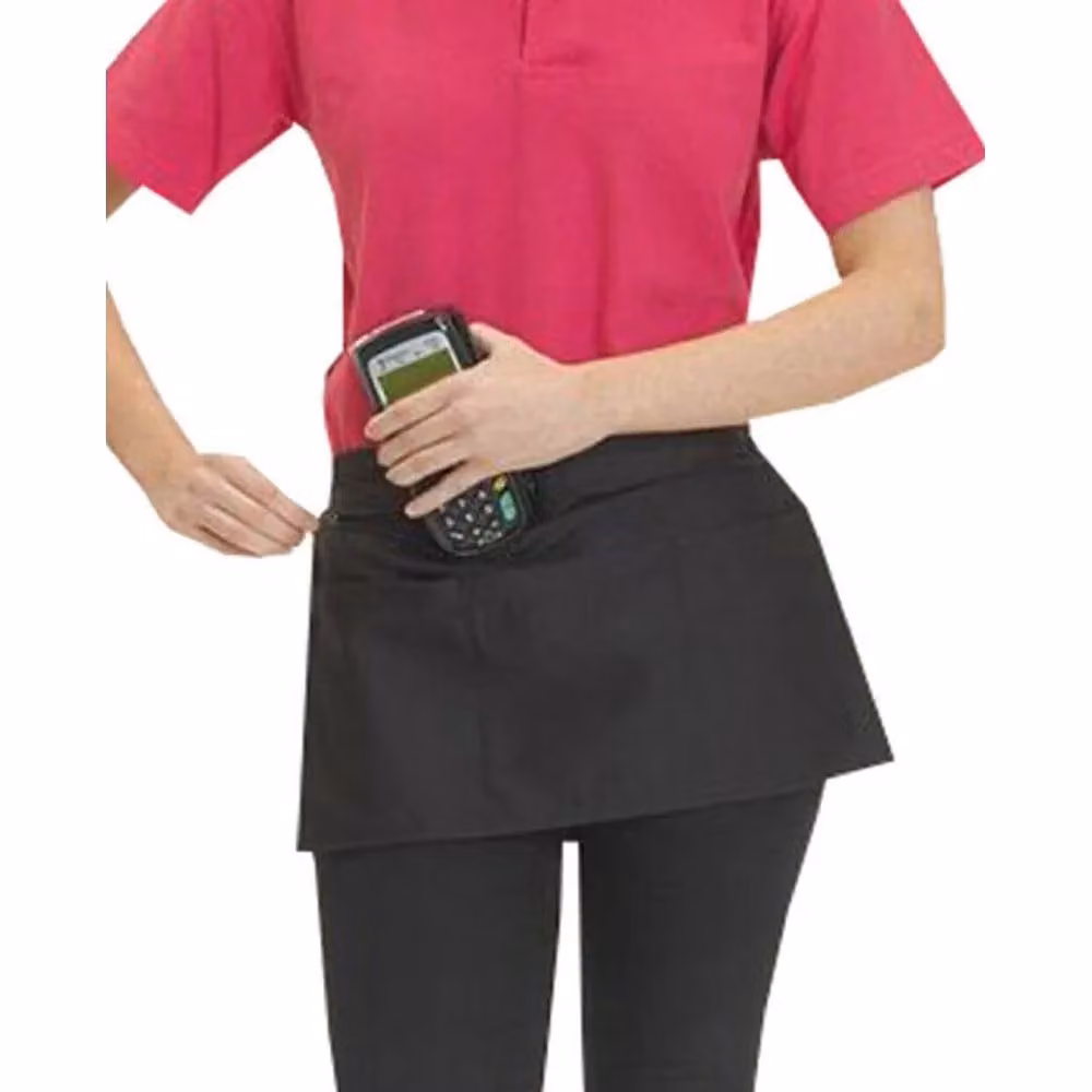 Dennys Women's Money Pocket Workwear Apron, Pack of 2, Black – 2
