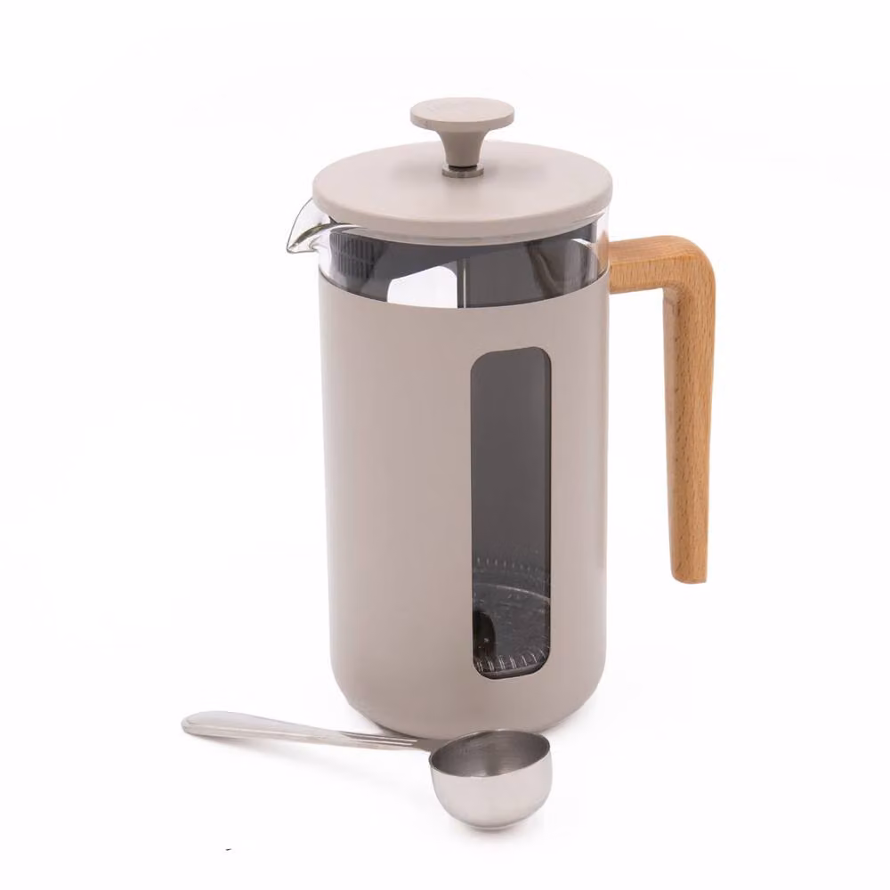 La Cafetiere Pisa 8-Cup Cafetière and Coffee Measuring Scoop in Latte Cream – 2
