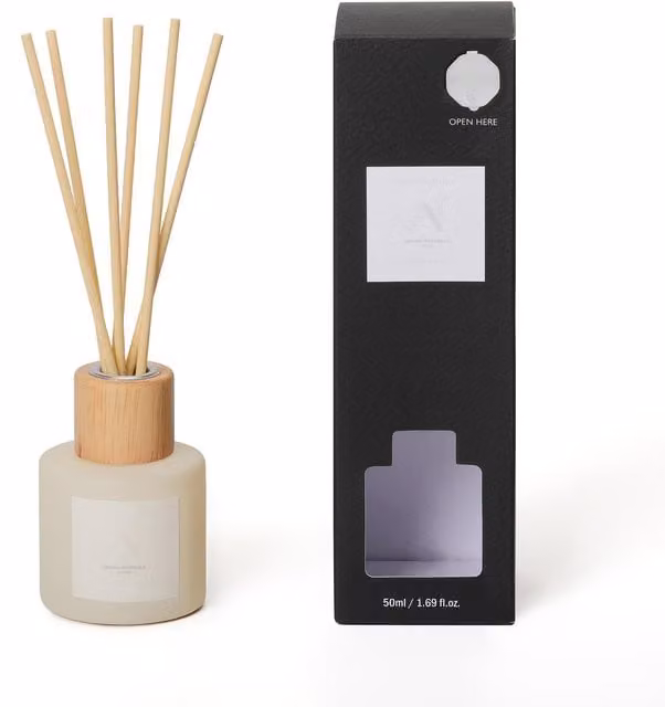 Aroma Naturals Frosted Decadence Reed Diffuser in White, 50ml