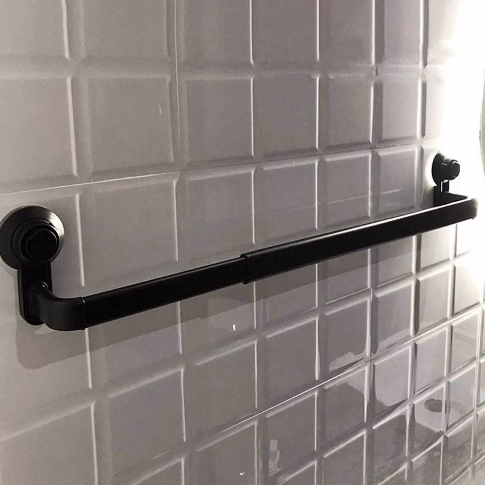 SPETLEK Black Towel Rail Bar Rack Hanger – 3