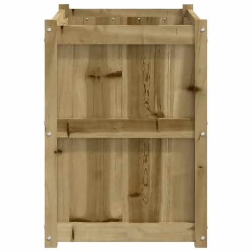 vidaXL Brown Rustic Pine Wood Garden Planter Tub W/D/H: 90 x 50 x 70 cm – 5