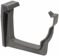 FloPlast Ogee Gutter Fascia Bracket, Anthracite Grey, W: 110 mm, H: 80 mm