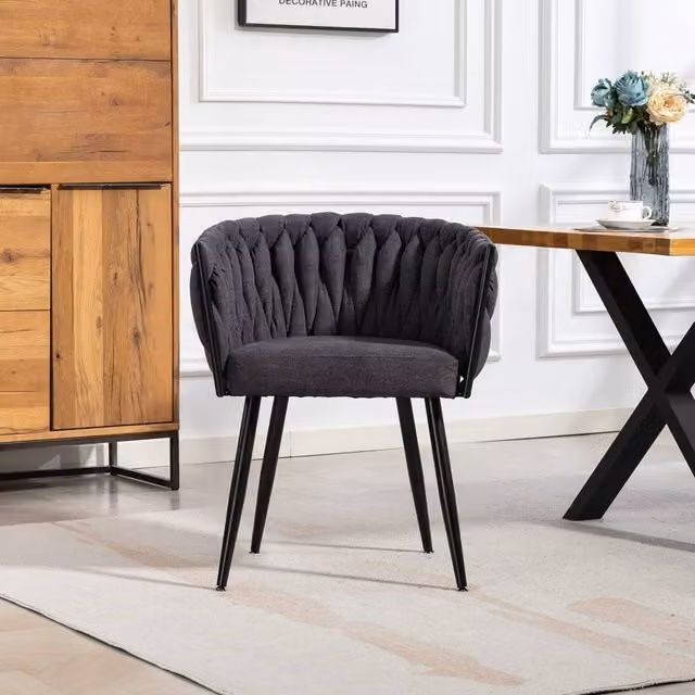 Artemis Home Aneta Fabric Accent Chairs, Set of 2, Grey – 1