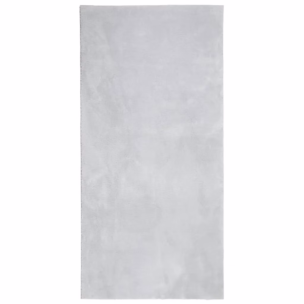 Berkfield Home HUARTE Grey Short Pile Washable Non-Slip Rug, W/D: 100 x 200 cm – 1