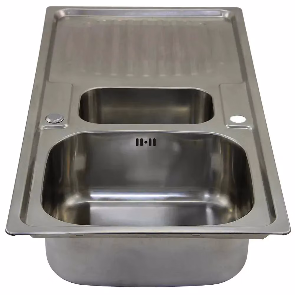KuKoo Silver Stainless Steel Undermount Reversible Kitchen Sink – 2
